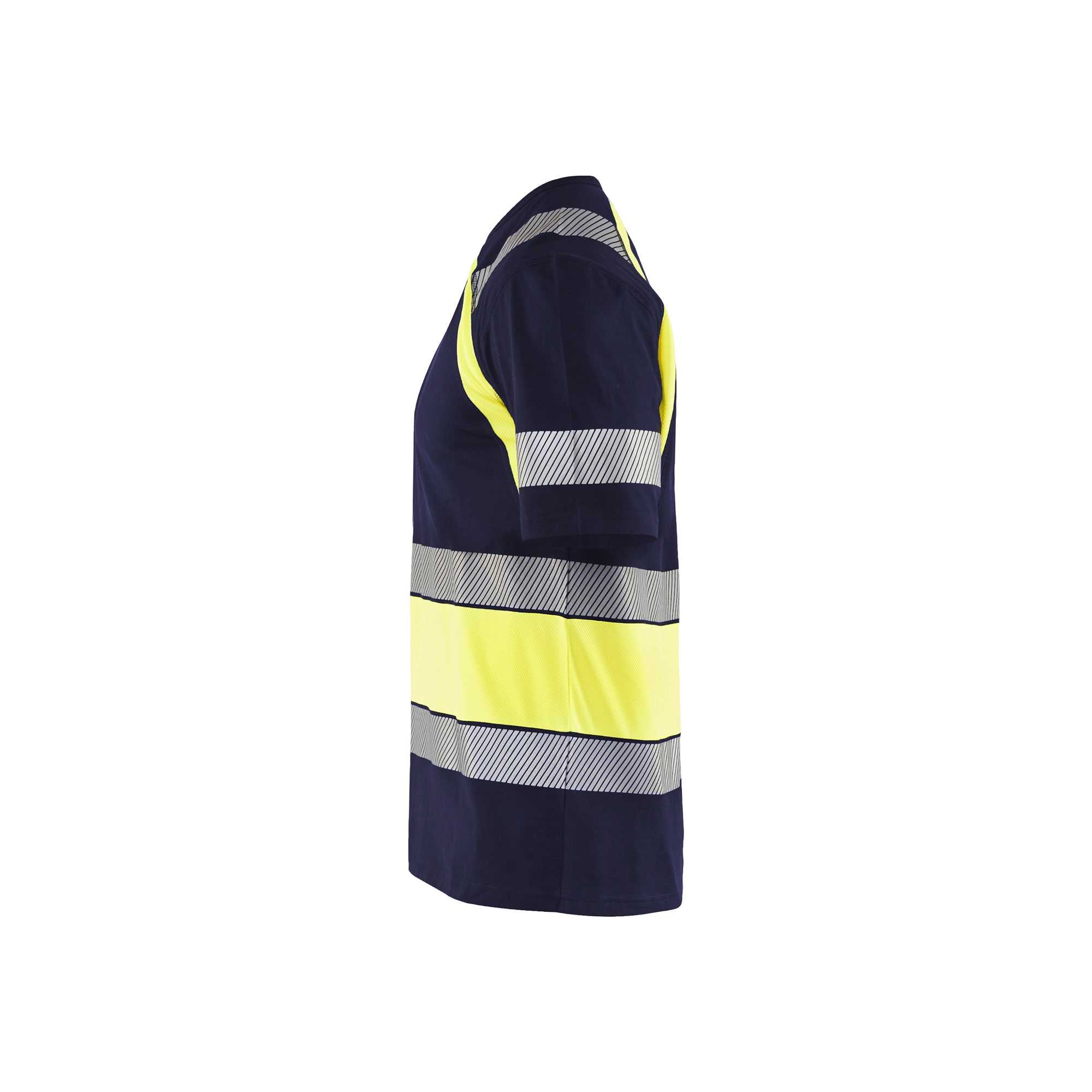 BLAKLADER 34211030 Hi Vis T shirt Hi Vis Reflective Short Sleeve Work T-Shirt MEN - 100% Cotton